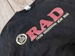 GIMME FIVE　RAD デカロゴ プリント スウェットトレーナー 1