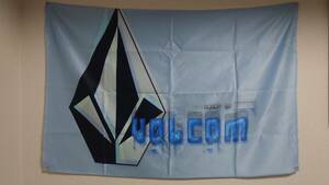 VOLCOM ボルコム フラッグ バナー スカイブルー 60cm×90cm 新品未使用 