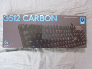 ロジクール　ゲーミングキーボード　G512 CARBON　RGBメカニカル　クリッキー　GX　BLUE　