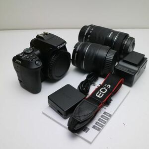 新品同様 EOS Kiss X10 ダブルズームキット ブラック 即日発送 Canon デジタル一眼カメラ デジタルカメラ あすつく 土日祝発送OK