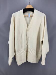 ☆ CFCL シーエフシーエル CF004KC106 WOOL MILAN CARDIGAN2 長袖カーディガン ウール XL ホワイト 冬