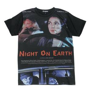  映画 ナイト・オン・ザ・プラネット ジム・ジャームッシュ おしゃれ ストリート系 デザインTシャツ メンズTシャツ 半袖 ★tsr1016-blk-l