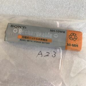 動作未確認 SONY ソニー ニッケル水素ガム電池 充電池 NH-10WM 1.2V 900mAh MDプレーヤー CDプレーヤー ウォークマン 専用 ジャンク