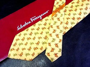 ♪今週の特売980円～♪1381W♪状態並品【Ferragamo】フェラガモ【ラクダ 動物 柄】ネクタイ♪