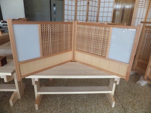 衝立ワイド②（小川木材建具工業協同組合　製作)