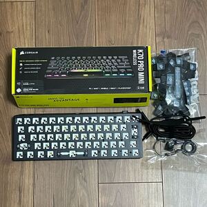 CORSAIR K70 PRO MINI RGB 60% ワイヤレスゲーミングキーボード 日本語配列 ホットスワップ対応 ブラック コルセア CH-9189014-JP