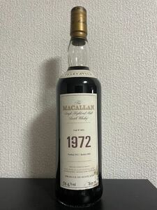 1円~超希少 ザ マッカラン フアイン & レア 1972-2002 29年 58.4% カスク No.4043 ウイスキ- 未開栓 貴重品 Macallan