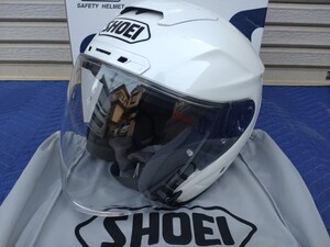 SHOEI/ショウエイ/J-FORCE Ⅳ/4/Jフォース/ルミナスホワイト/M/ジェットヘル/J-CRUISE/Jクルーズ/ARAI/アライ/KABUTO/カブト/made in Japan