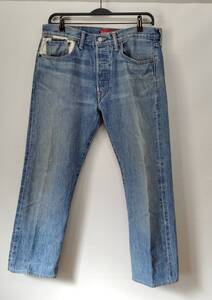 SUPREME 14AW×Levis 501 jeans リーバイス デニムパンツ インディゴ サイズ：32【USED】