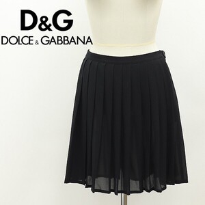 ◆D&G ドルチェ＆ガッバーナ シアー プリーツ スカート 26/40