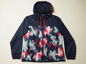 Eddie Bauer　エディーバウアー　フーデット　ナイロンジャケット　正規品　柄切り替え　フーディー　ナイロンパーカー　ブルゾン