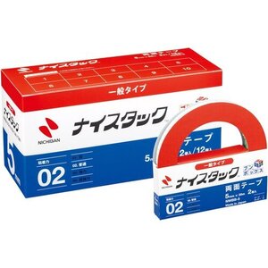 新品★ ニチバン NWBB-5 5mm×20m 2巻入×12個 一般 ナイスタック 両面テープ 25