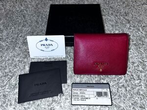 財布 二つ折り財布 プラダ PRADA レザー