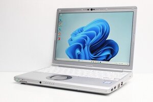 1円スタート ノートパソコン Windows11 WPS office搭載 Panasonic レッツノート CF-SV7 メモリ8GB 第8世代 Core i5 SSD256GB カメラ