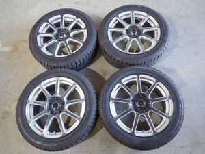 YS15113【送料無料215/50R17】SAI プリウスα ジェイドなどに ヨコハマ 中古スタッドレス ●17×7J 114.3/5H ET38●1円スタート