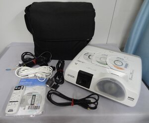 プロジェクター　EB-536WT　670D　EPSON　ランプ点灯時間:165時間　WXGA　3,400lm　3LCD方式　管理No.4A2778