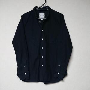 【STILLBYHAND スティルバイハンド】綿100 ダークネイビーシャツ46