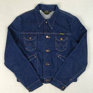 【80s】Wrangler ラングラー 902BNVR 米国製 サイズ20 ボーイズ ジージャン 14oz デニム ジャケット Gジャン