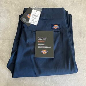 ●新品タグ付き【Dickies × azabu tailor】ディッキーズ 麻布テーラー別注 US874 ワイドシルエット チノパンツ/W30/紺/定価14,300