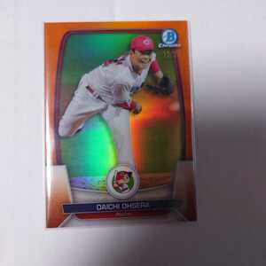 2023 Bowman Chrome NPB 大瀬良大地 Orange Refractor /25 