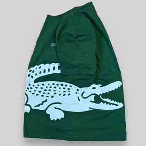 希少！ LACOSTE ラコステ ビッグロゴ & ワンポイント 刺繍ロゴ Tシャツ 5 ワッペン フレンチラコステ フレラコ 現行 ジュンヤワタナベ CDG