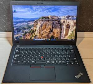 ThinkPad T480s / CPU:Core i7-8650U / RAM:8GB / SSD:256GB / Windows 11 Pro