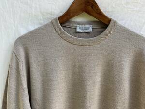 ジョンスメドレー JOHN SMEDLEY メリノ ウール ニット L 英国製 Made in England