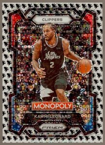 23-24 Panini Prizm Monopoly Man B/W Kawhi Leonard