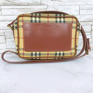 BURBERRY PVCレザー カメラバック