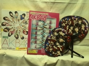 AKB48★オフィシャルカレンダーBOX 2012＋2013 二個セット ※ジャンク品（欠品多数）