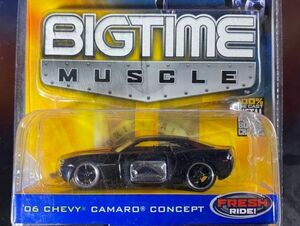 Jada toys ジャダ 1/64 BIGTIME MUSCLE 06 CHEVY CAMARO CONCEPT シェビー カマロ コンセプト 黒