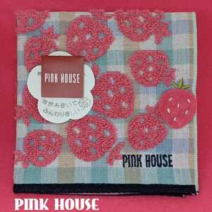 [未使用新品]　PINK HOUSE　ピンクハウス　タオルハンカチ　90　8656