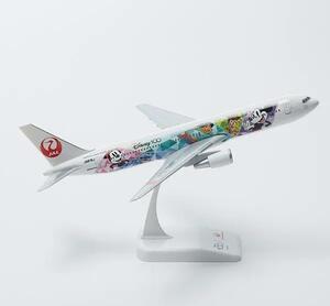 ディズニー100周年 JAL BOEING767-300ER スナップインモデルプレーン