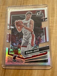 NIKOLA jovic miami heat donruss rookie rc /75 ニコラ ヨビッチ マイアミ ヒート ジミー バトラー チームメイトトレカ　ルーキー NBA 