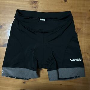 Santic サイクルパンツ　レーサーパンツ　レディースＬサイズ☆(97)