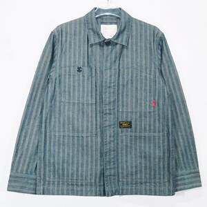 WTAPS ダブルタップス 16SS CHORE JK/JACKET.COTTON.HELLIN BONE 161GWDT-JKM03 デニムジャケット コットン ヘリンボーン アウター Sepz