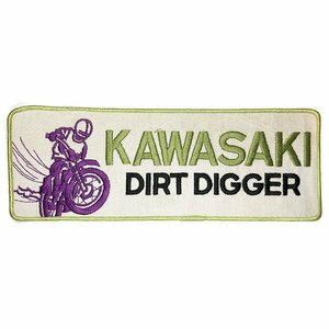 カワサキ ダートディガー ビンテージ パッチ KAWASAKI DIRT DIGGER Vintage Patch バイカー Biker Motorcycle