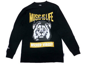 【送料無料】新品NESTA BRAND 長袖Tシャツ ネスタブランド正規品012 Mサイズ ロンT レゲエ ヒップホップ ダンス ストリート系 ライオン