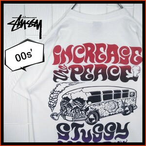 【STUSSY】サイケデリックスモークバス　Tシャツ