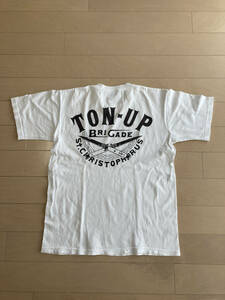 ワープ＆ウーフ TON-UP Tシャツ WARP＆WOOF ルイスレザー LEWIS LEATHERS カフェレーサー トライアンフ BSA ロッカーズ TRIUMPH 59CLUB