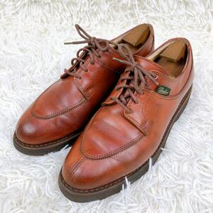 Paraboot パラブーツ レザーシューズ Vチップ レースアップ 338 99 ブラウン 4 23.5cm位