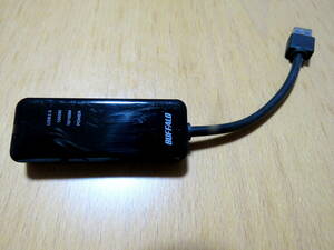 BUFFALO/バッファロー ★ 有線LANアダプター LUA4-U3-AGTE-BK　Giga USB3.0対応 　★ 中古