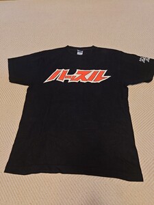 ハッスル　小川直也　橋本真也　プロレスTシャツ　サイズM　ブラック黒破壊王全日本新日本プロレス送料320円