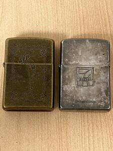 ZIPPO ジッポー 7 Eleven,First Lady Okinawa Limited edition 2個 Junk