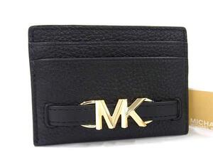 ■新品■未使用■ MICHAEL KORS マイケルコース レザー カードケース カード入れ パスケース レディース ブラック系 BM4399