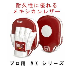 エバーラスト MXシリーズ メキシカンレザー ミット Everlast Mitts 格闘技 MMA キックボクシング グローブ ボクササイズ ジム プロ仕様