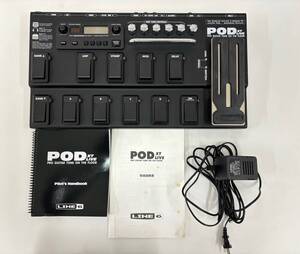 ☆LINE6 POD XT LIVE☆ アンプシミュレーター 取扱説明書付き　動作確認済