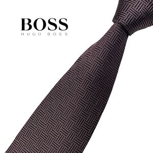 HUGO BOSS ネクタイ やや細身 小紋柄 ヒューゴボス USED 中古 m1683