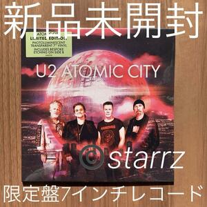 U2 Atomic City 輸入盤 7 inchシングルレコード 7インチ カラー・ヴァイナル 限定盤 アナログレコード Analog Record Vinyl 新品未開封