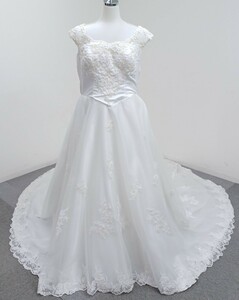  【送料無料】石)22 ドレス 大きいサイズ 白 ホワイト 結婚式 パーティー 衣装 ウェディング ブライダル 撮影 記念写真 (240215)